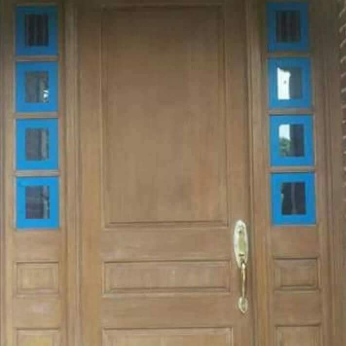 door before painting