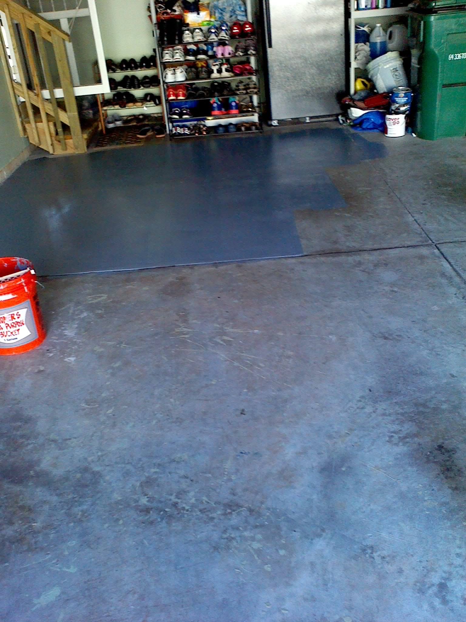epoxy coated garage floor